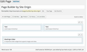 SiteOrigin Page Builder免费插件